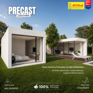 AVSTech Building Solutions - From Factory Precision to Site Perfection Smart Precast Structures - Smarter Structures. Faster Delivery. Superior Performance.