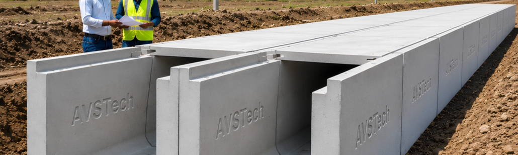AVSTech Precast U-Drains - Engineered to Keep Water Moving Precast U-Drains Ensure Reliable Wastewater Management