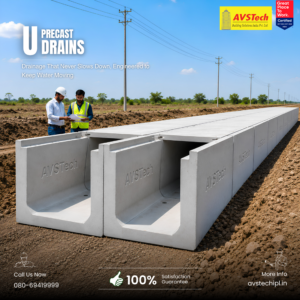 Precast U-Drains Ensure Reliable Wastewater Management