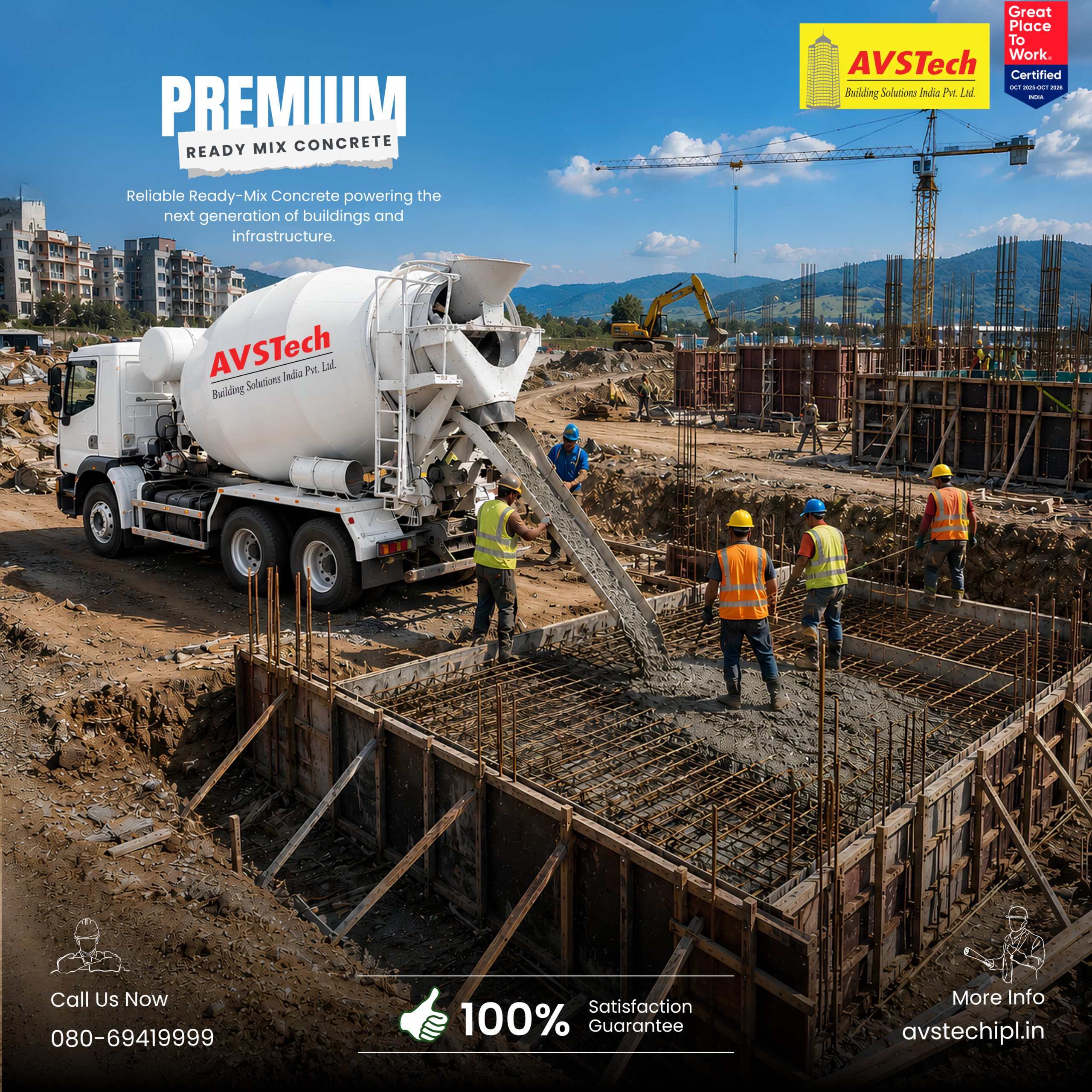 Premium Ready-Mix Concrete - Engineered for Modern Construction Excellence