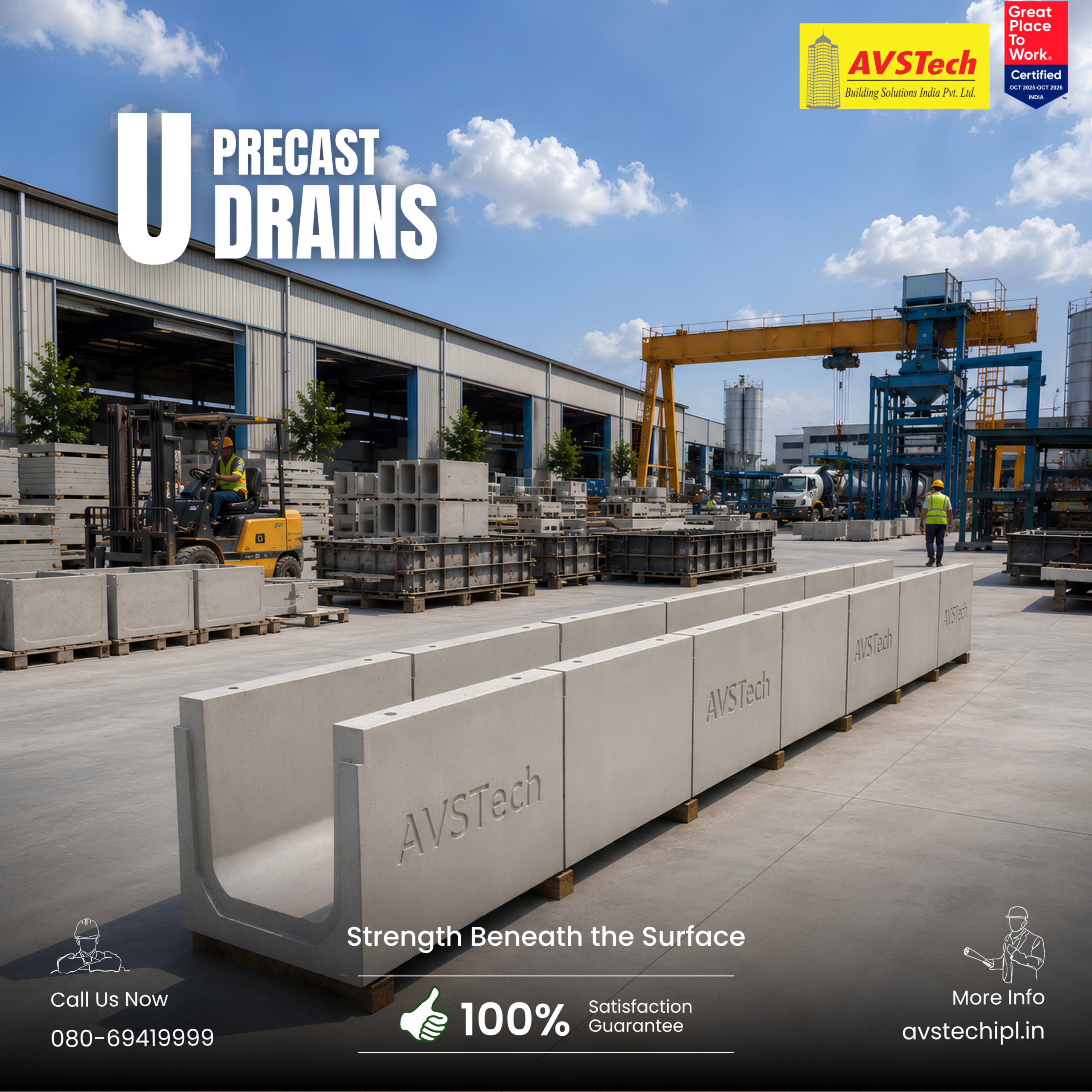 Precast U-Drain Solutions Enhance Infrastructure Projects
