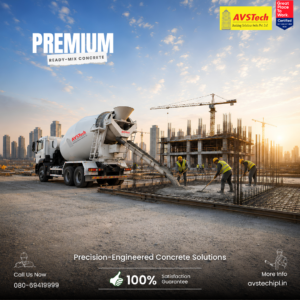 Build Stronger with Premium Ready-Mix Concrete Precision-Engineered Concrete Solutions from AVSTech Building Solutions