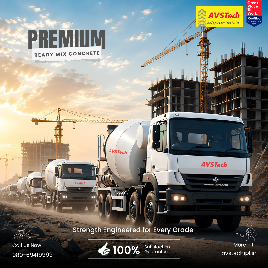 Ready Mix Concrete - High Performance and Consistency Grade M5 to M70