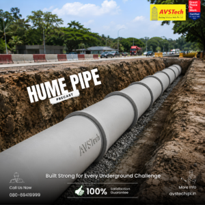 Precast Hume Pipes - Built Strong for Every Underground Challenge!
