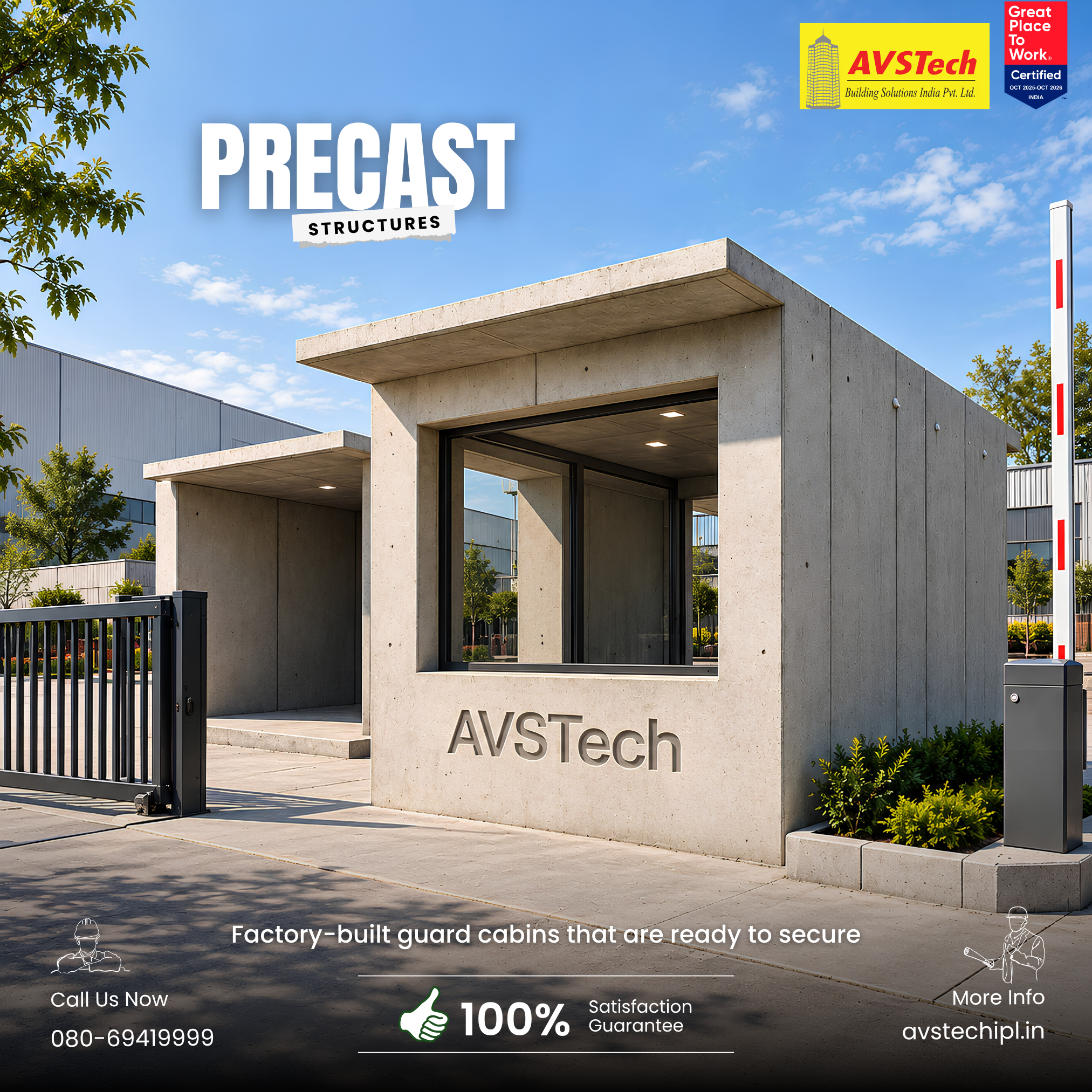 Precast Security Cabins for Fast, Flexible Site Protection