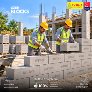 Premium Solid Concrete Blocks - AVSTech Building Solutions Understand the features of Solid Concrete Blocks and why they are essential for reliable, load-bearing and structural applications.