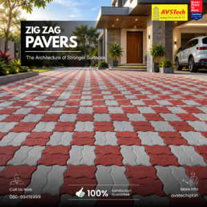 Choose Zig Zag paver blocks for your outdoor projects and enjoy their strength, reliability, and reduced movement under stress.