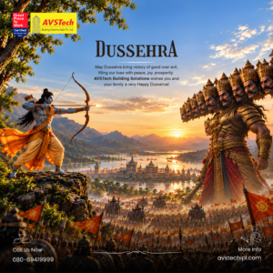 Happy Dussehra from AVSTech Building Solutions