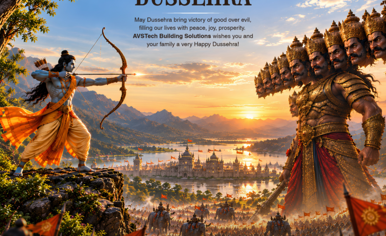 Happy Dussehra from AVSTech Building Solutions
