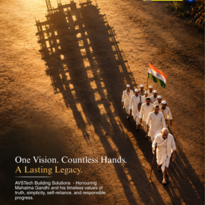 Happy Gandhi Jayanti from AVSTech Building Solutions!