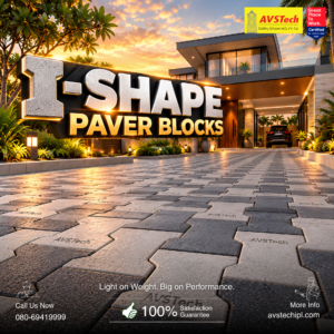 AVSTech I-Shape Paver Blocks: Stronger Lock. Smarter Surface. Heavy-duty interlocking concrete pavers built to resist movement and perform outdoors.
